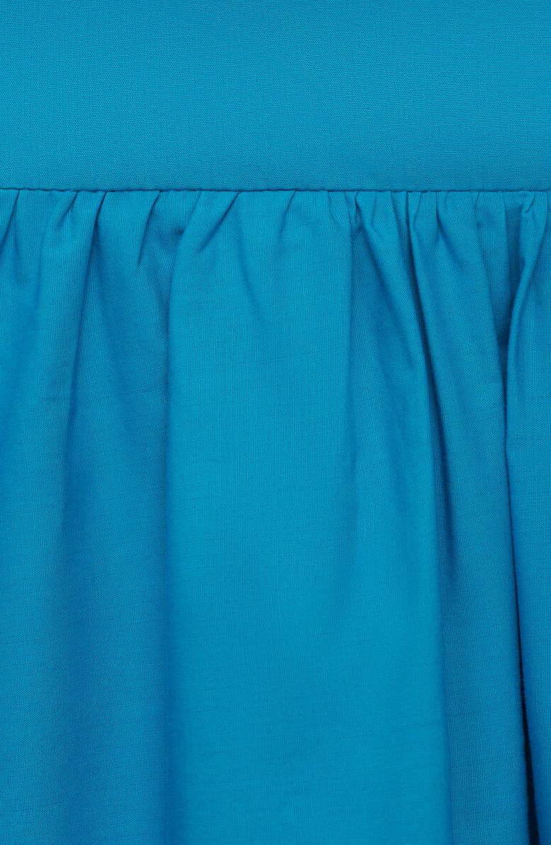 MANGO Tiered Cotton Maxi Skirt, Alternate, color, Blue