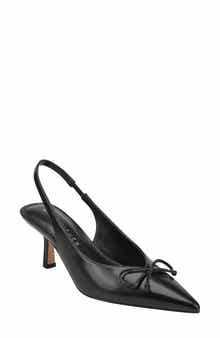 Marc Fisher LTD Gretel Slingback Pointed Toe Bow Pump