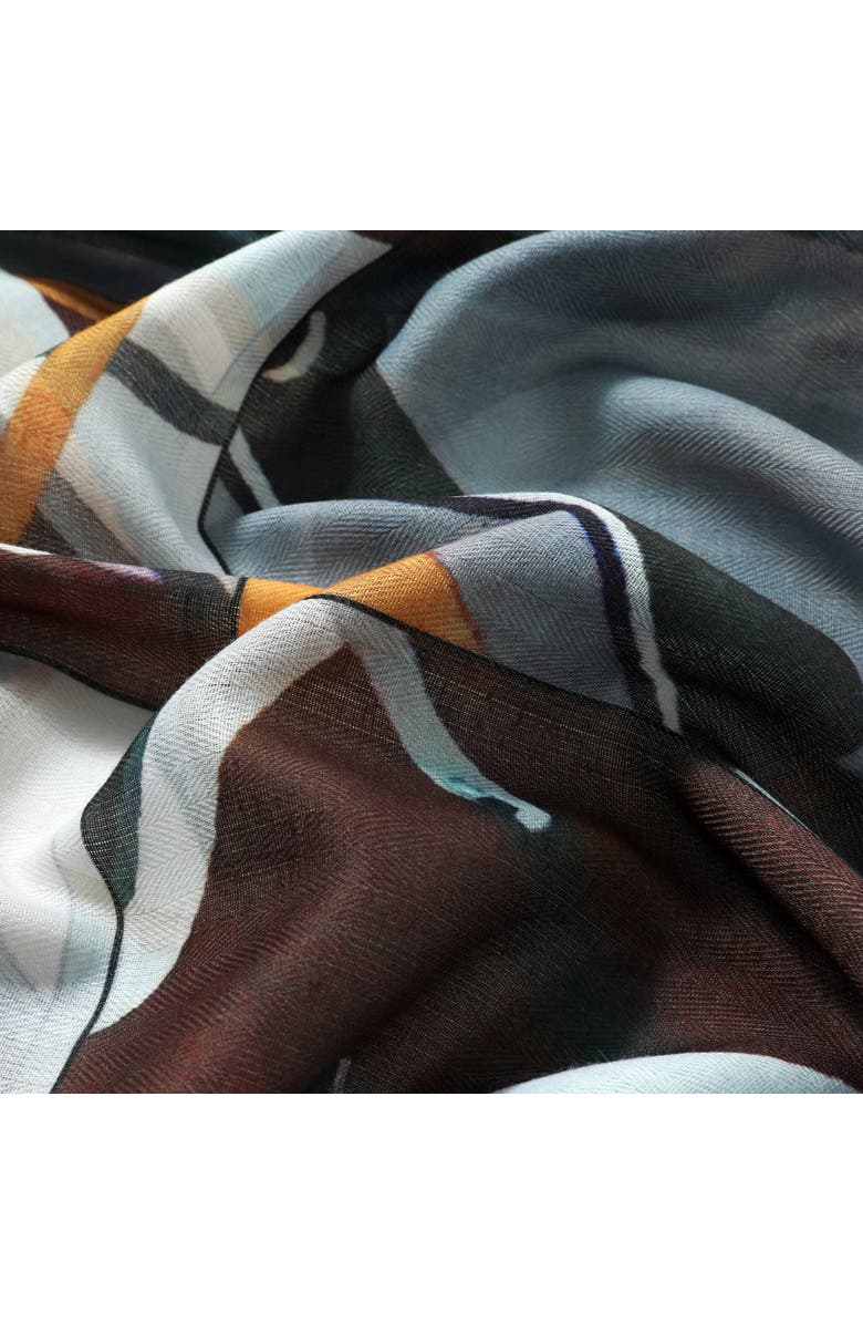 Youzey The Romey Scarf, Alternate, color, Orange/Black