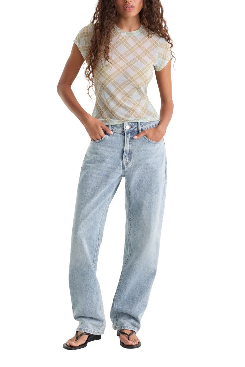 Good '90s Straight Leg Jeans, Alternate, color, INDIGO1257