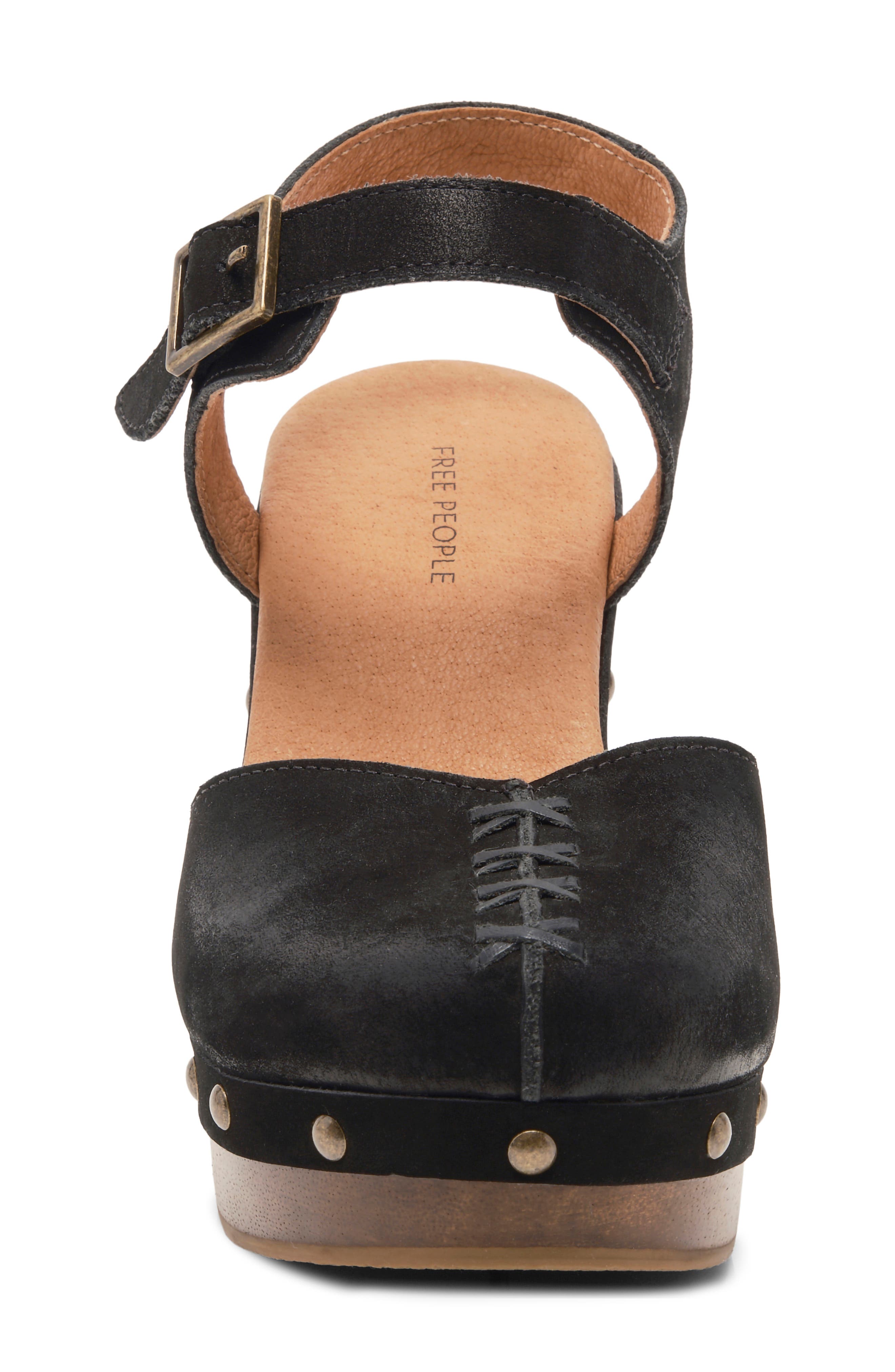 Doubs Platform Clog, Alternate, color, BLACK LEATHER