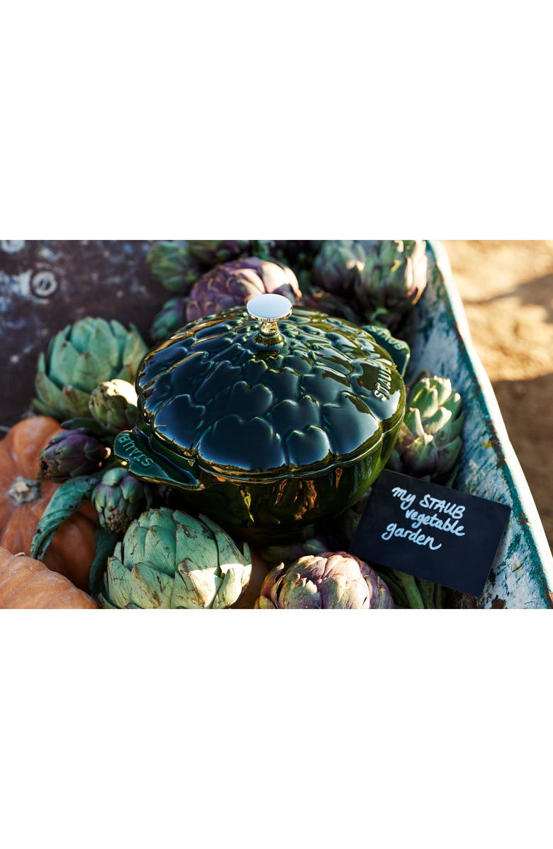 Staub 3-Quart Enameled Artichoke Cast Iron Dutch Oven, Alternate, color, Basil