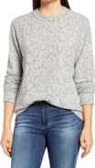 Loveappella Snake Print Crewneck Sweater