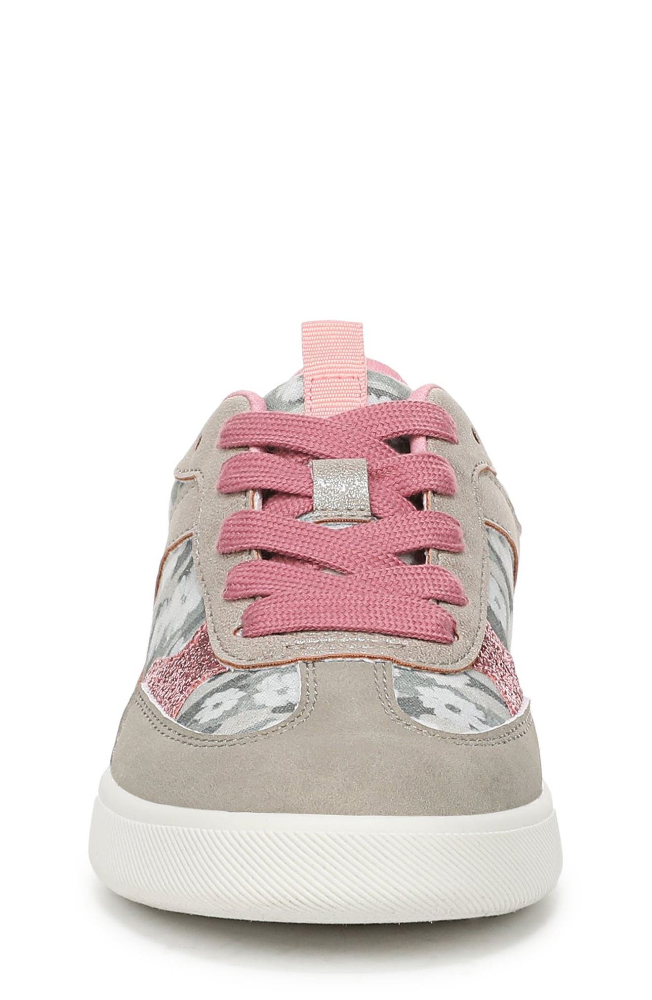 Blowfish Malibu Kids' Tasti-K Sneaker, Alternate, color, Grey Pink Canvas/ Glitter
