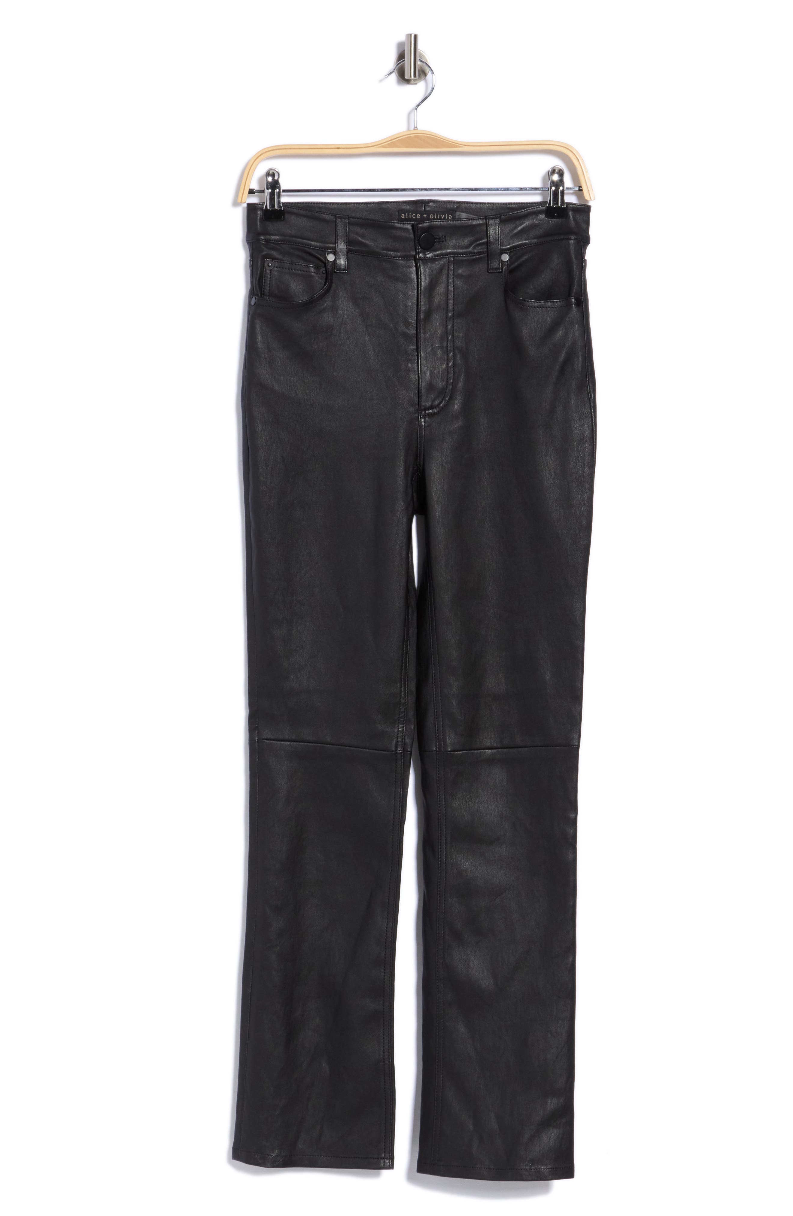 Casey High Waist Leather Slim Pants