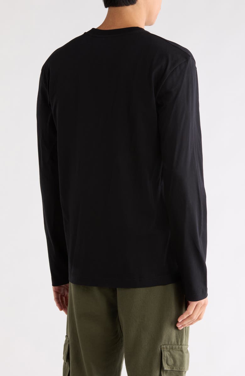 Off-White Logo Skate Long Sleeve T-Shirt, Alternate, color, Black-White