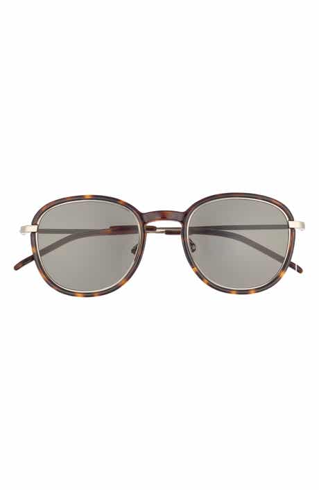 Saint Laurent 49mm Round Sunglasses