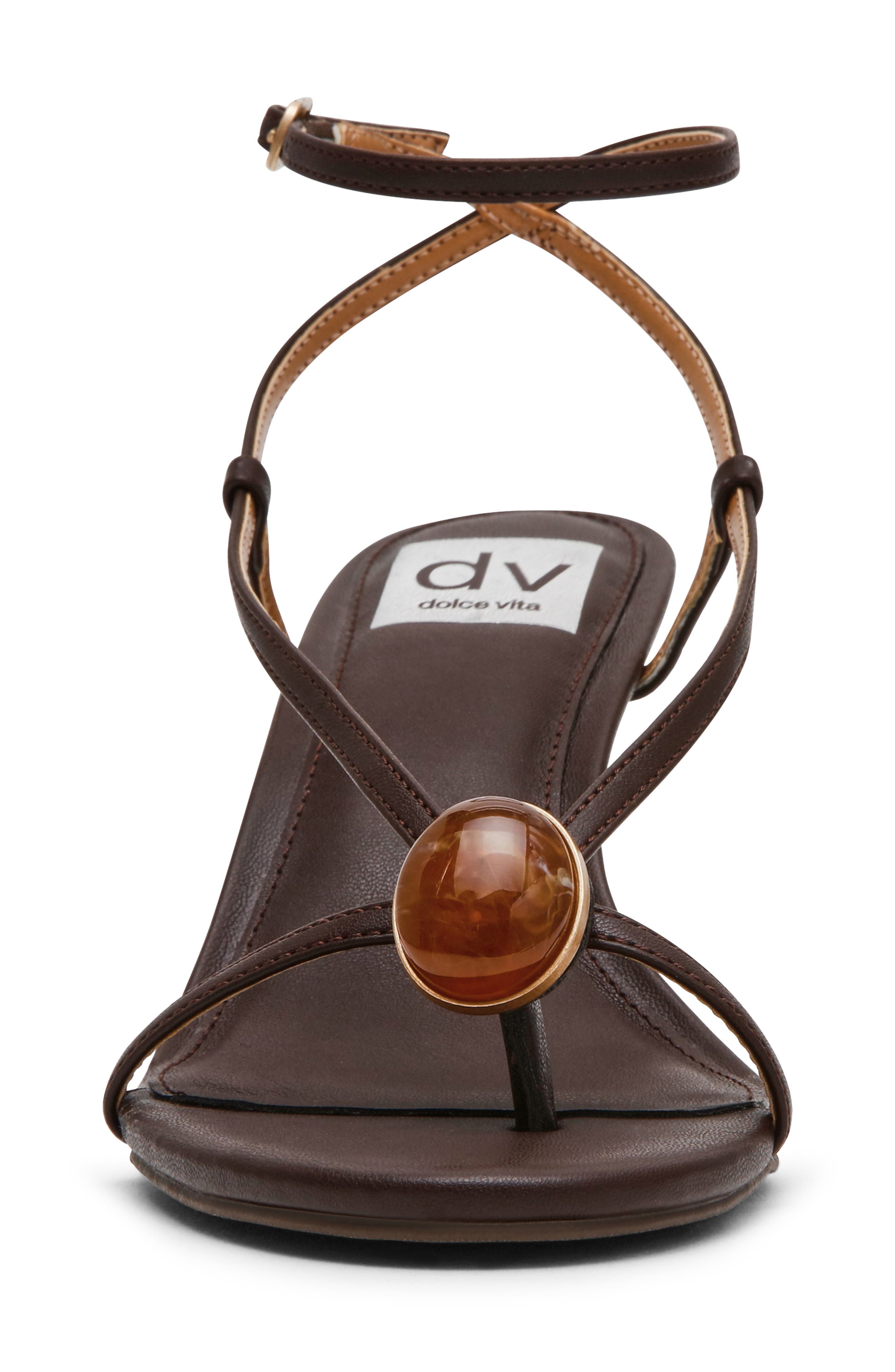 Cella Sandal, Alternate, color, BROWN