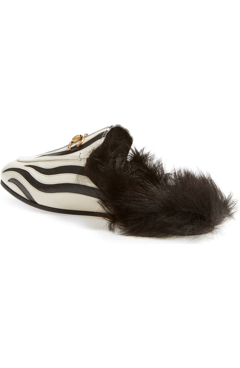 Gucci 'Princetown' Genuine Shearling Loafer Mule, Alternate, color,