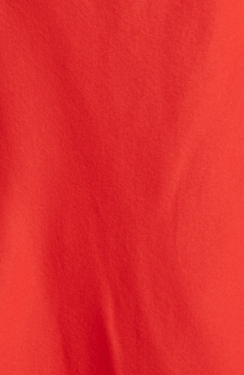 Victoria Beckham Asymmetric Twist Detail Silk Dress, Alternate, color, Cardinal Red