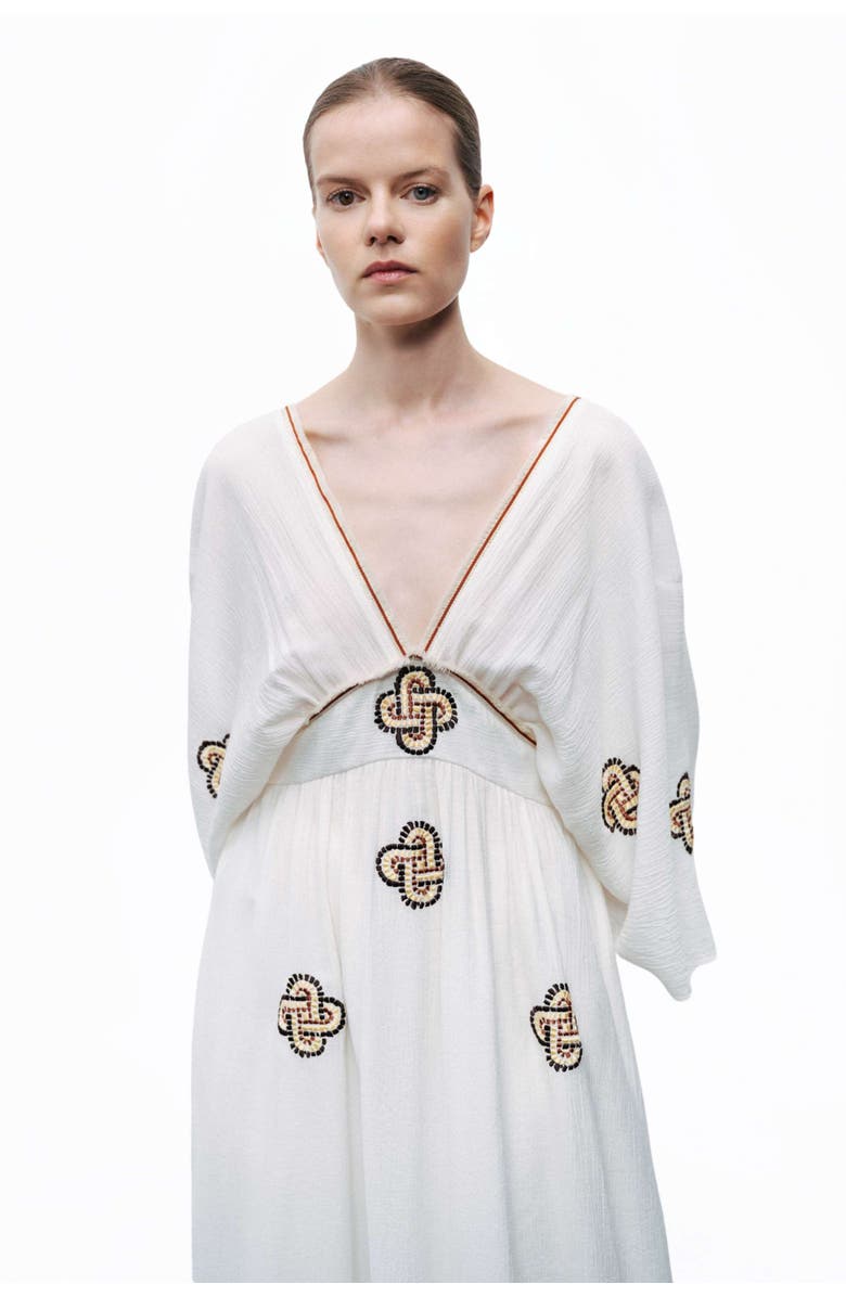 Nocturne Maxi Dress with Embroidery Details, Alternate, color, 