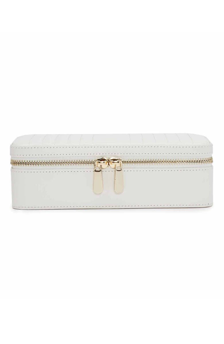 WOLF Maria Zip Rectangle Jewelry Case, Main, color,