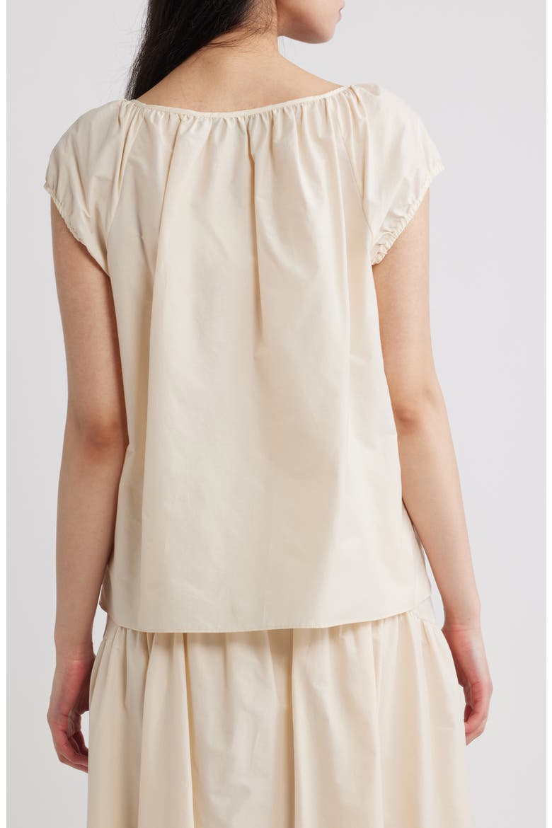 Easy Tie Woven Shirt, Alternate, color, ALMOND