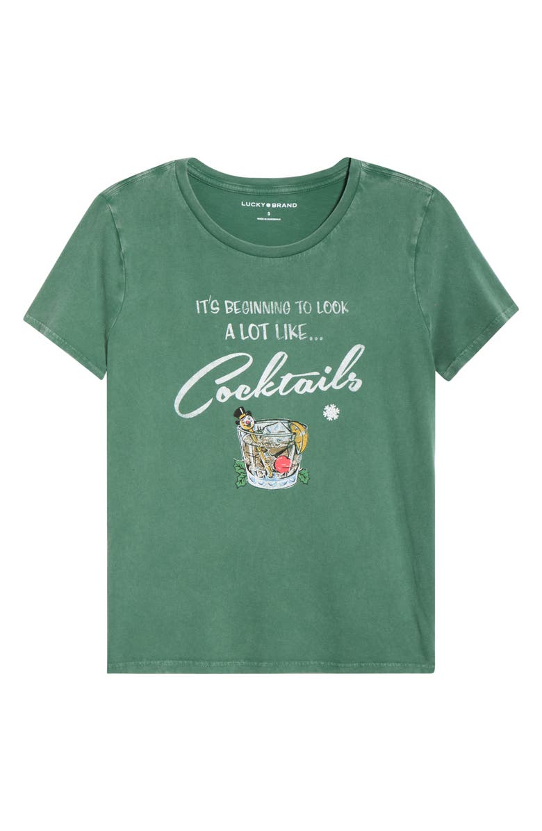 Lucky Brand It’s Beginning to Look a Lot Like Cocktails, Main, color, Foliage Green