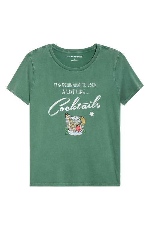 Lucky Brand It's Beginning To Look A Lot Like Cocktails In Green