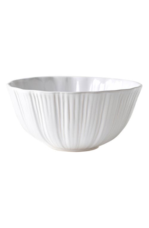 VIETRI Bari Serving Bowl in White 