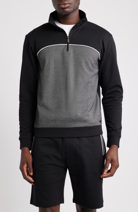 Quarter Zip Track Pullover