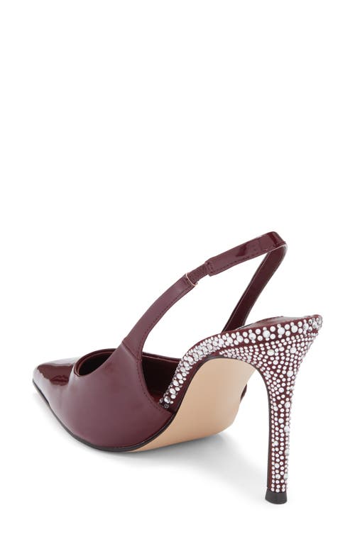 Steve Madden Jayney Slingback Pump In Burgundy