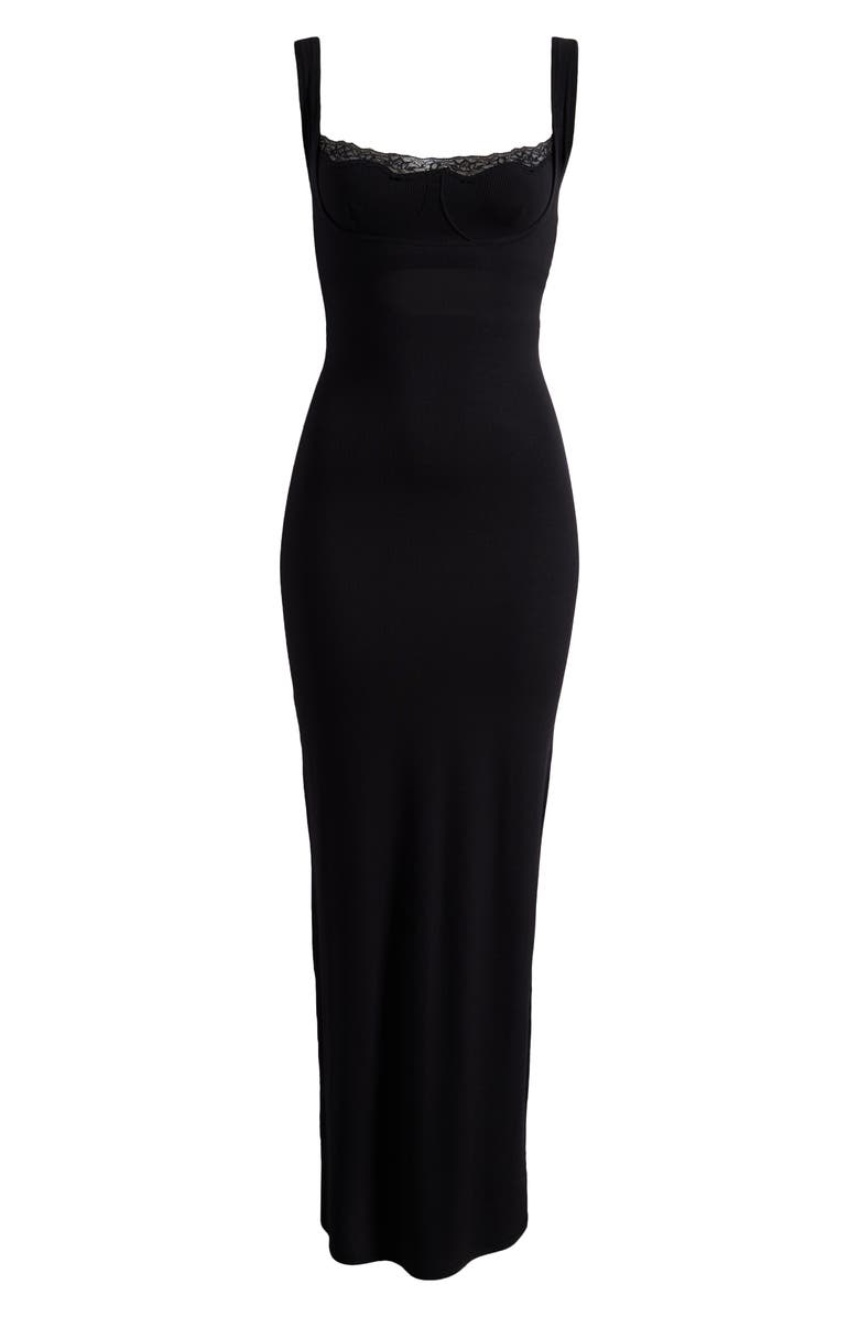 SKIMS Soft Lounge Lace Tank Dress, Alternate, color, 