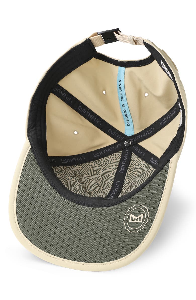 Melin Legend Packable Hydro 6-Panel Snapback Ball Cap, Alternate, color, Sand