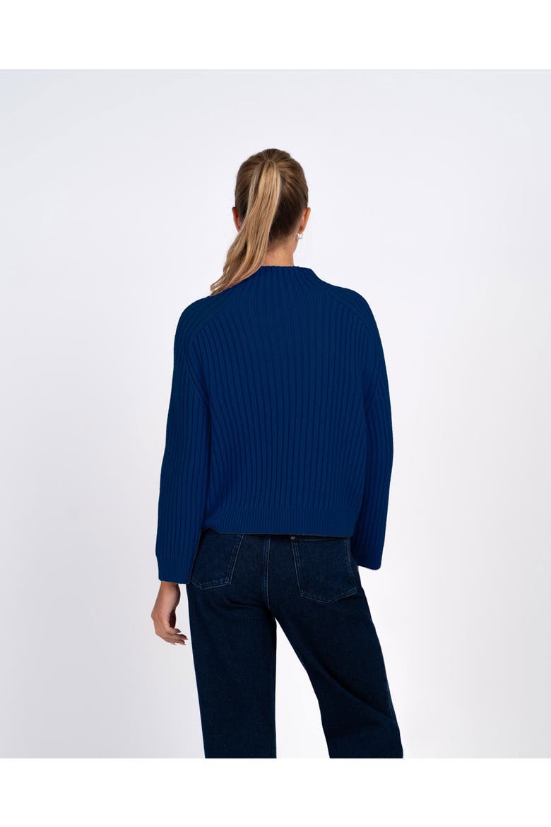 Maeve Rib Knit Sweater, Alternate, color, Celestial Blue
