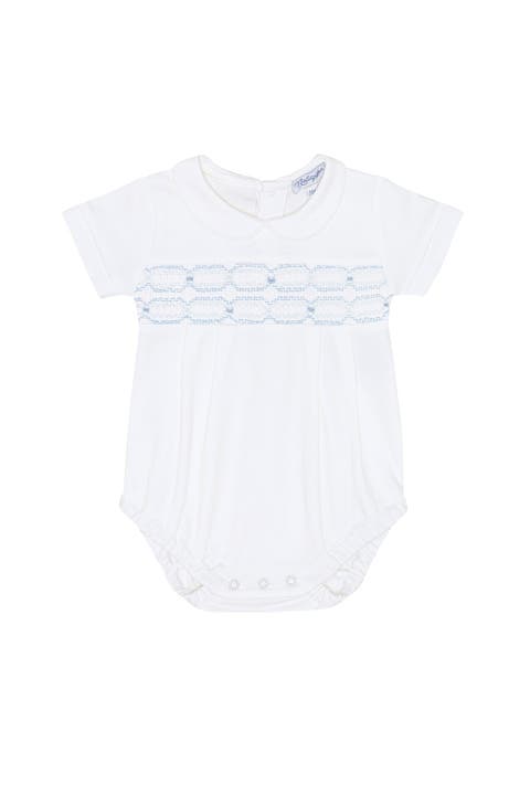 Signature Smocked Boys Bubble - Baby