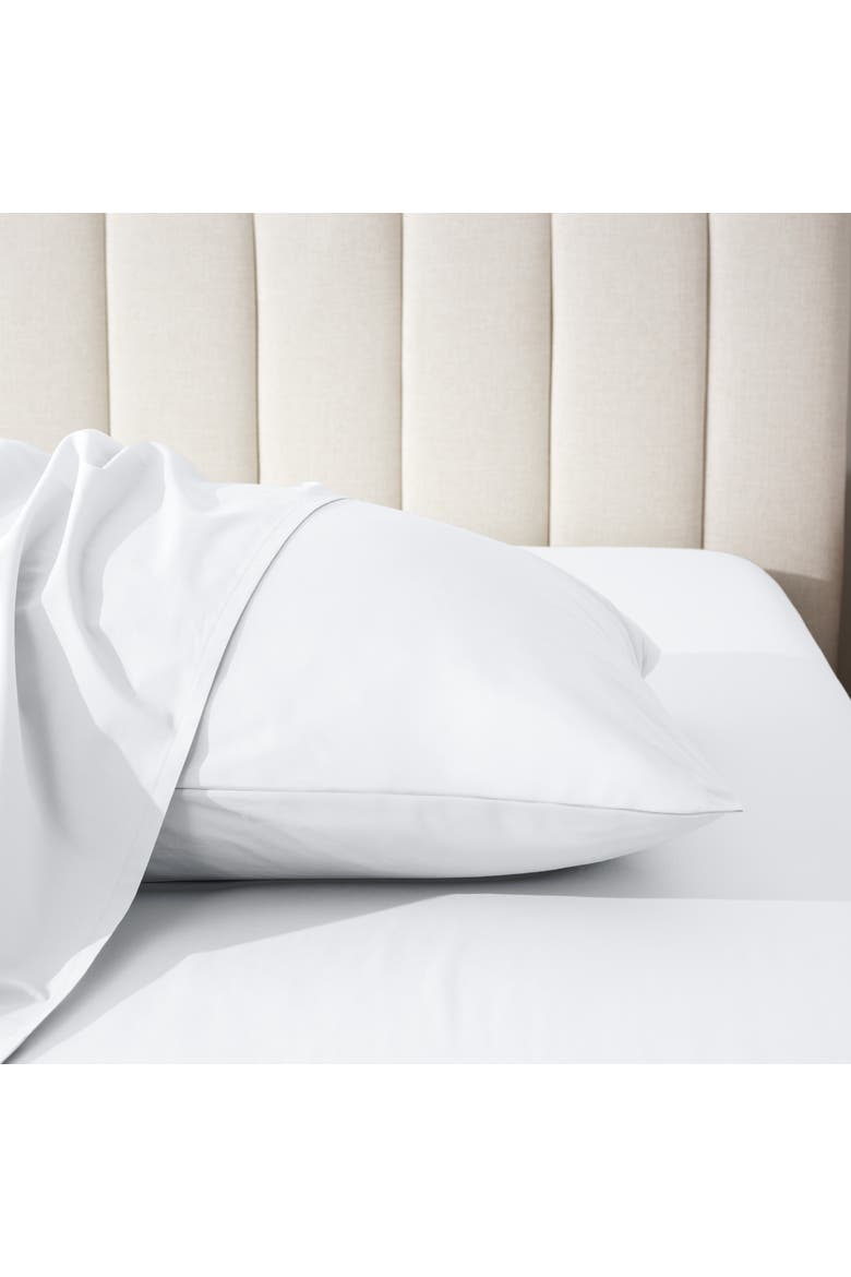 100% Organic Cotton Percale Cooling Pillowcase Set, Alternate, color, White