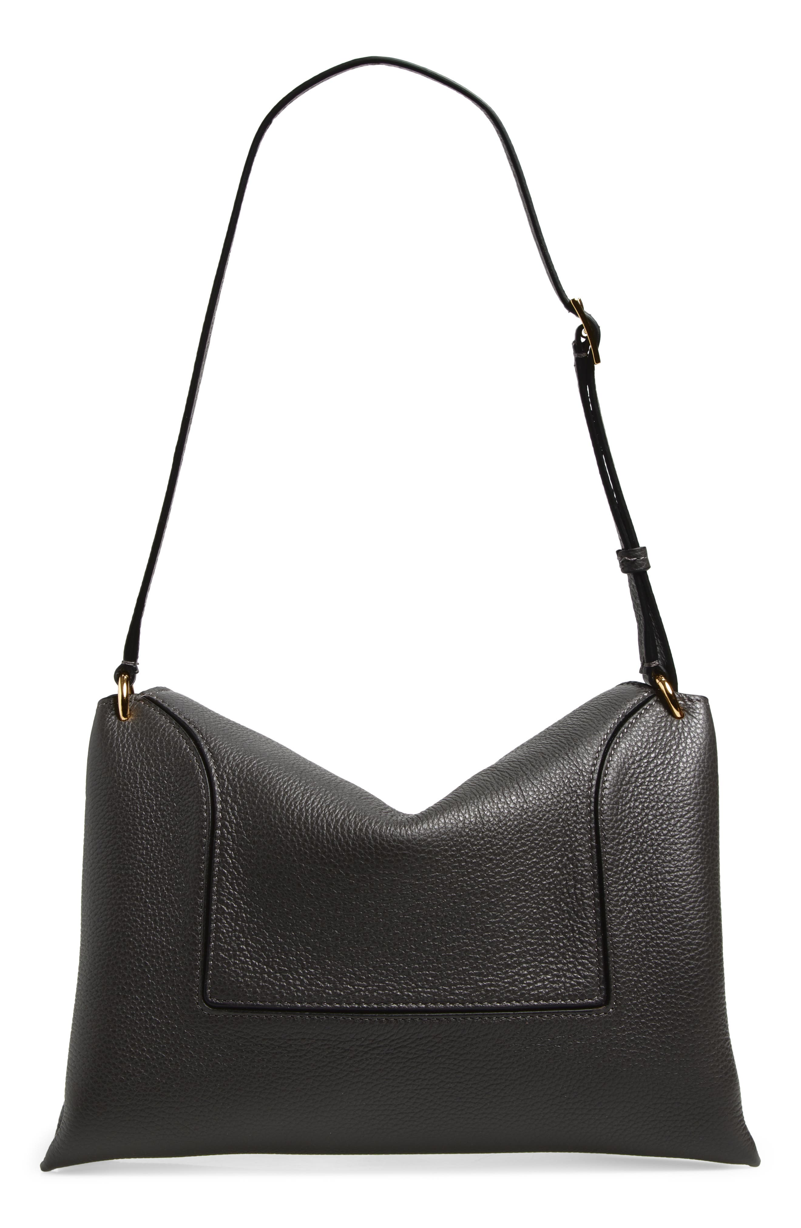 Wandler Penelope Slouch Leather Shoulder Bag, Alternate, color, Space Crust 3051