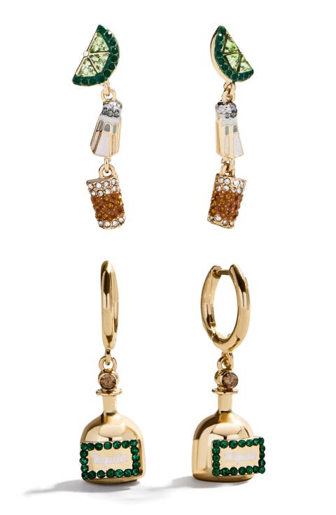 On The Rocks Set of 2 Drop Earrings