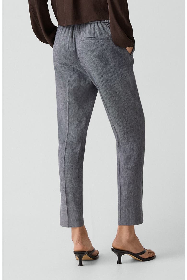 Treeca Linen Blend Pull-On Crop Pants, Alternate, color, INK BLUE - GGE