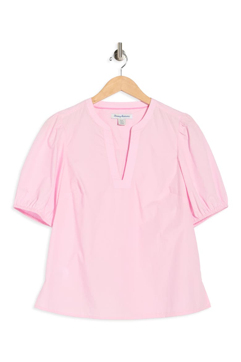 Oceana Puff Sleeve Top, Alternate, color, CYBER LIGHT