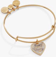 Alex and Ani Pray More Worry Less Bangle
