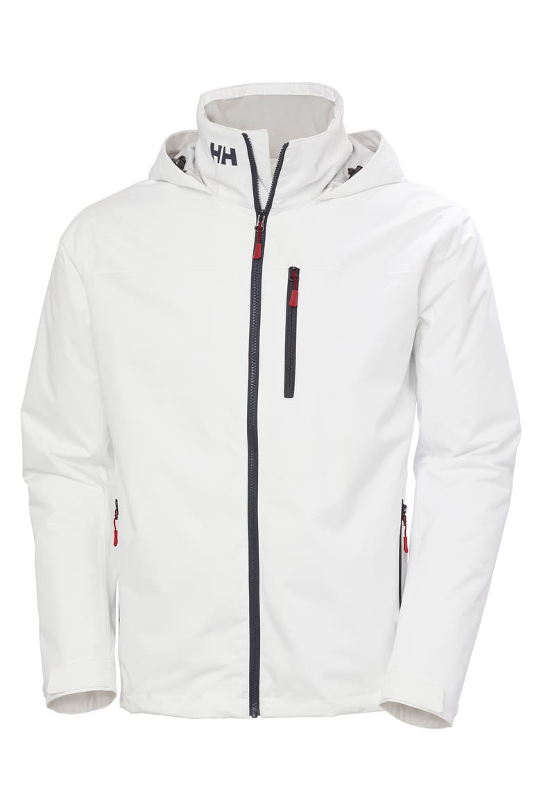 Hooded Crew 2.0 Waterproof Midlayer Sailing Jacket, Alternate, color, WHITE