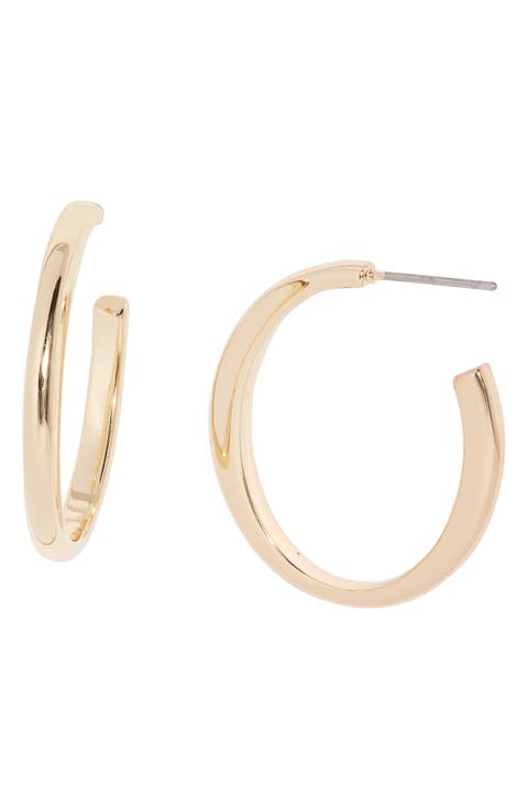 Nordi Oval Hoop Earrings