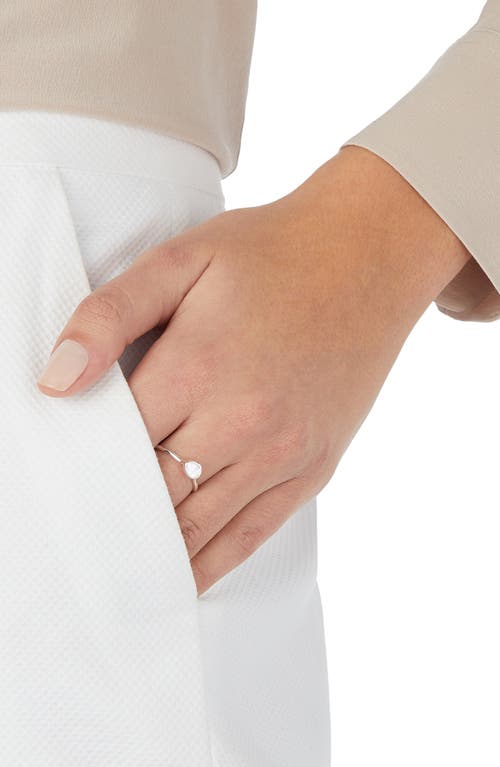 Monica Vinader Siren Small Stacking Ring In Silver