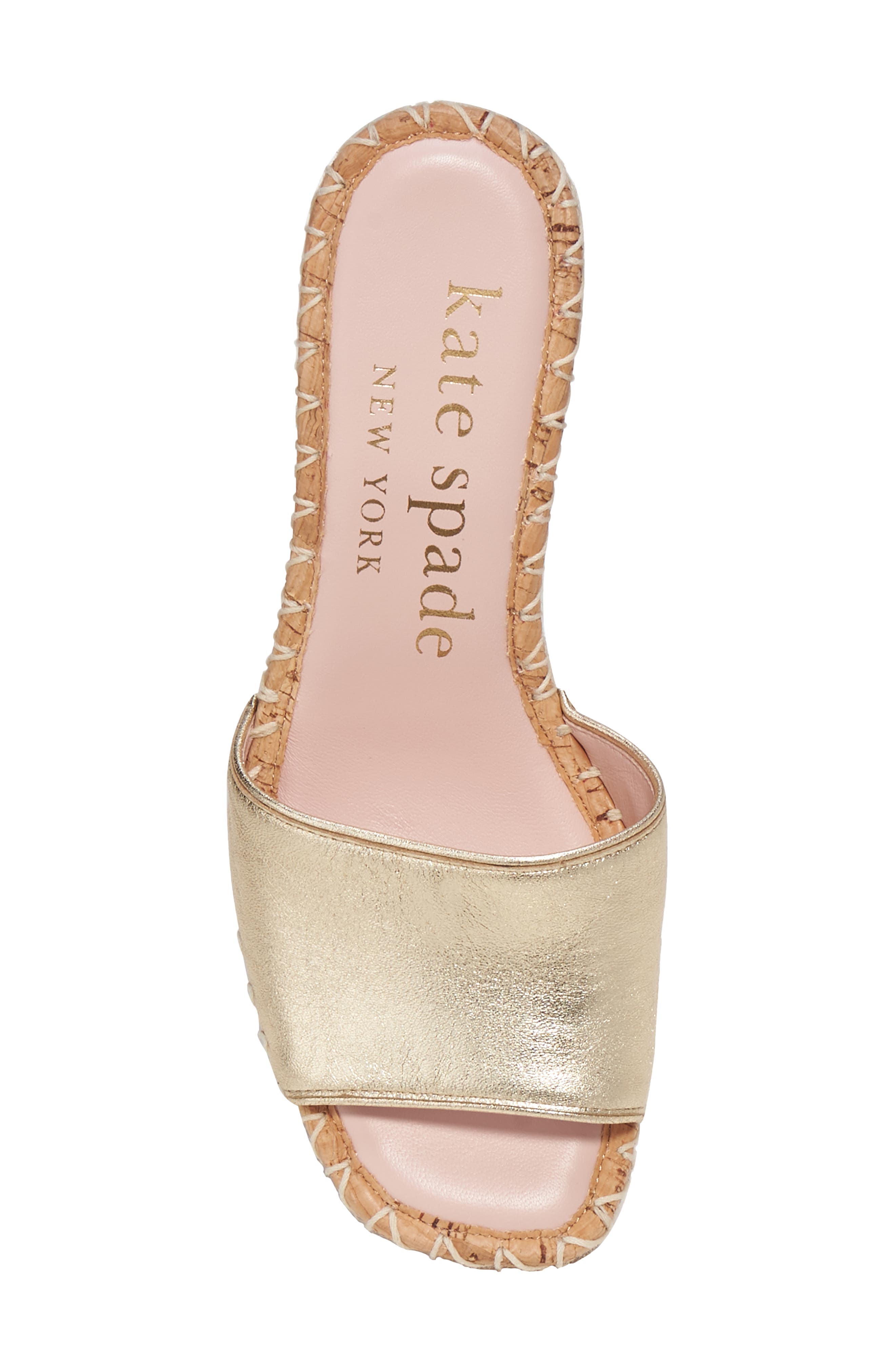cosette espadrille wedge sandal, Alternate, color, PALE GOLD