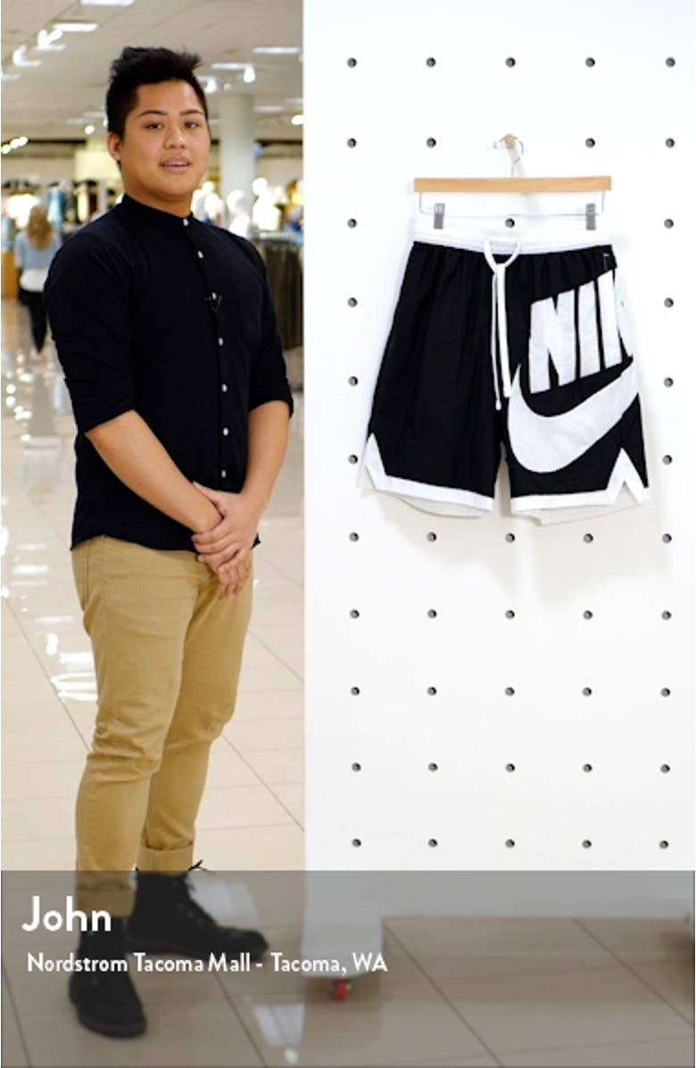 Dri-FIT Throwback Futura Nylon Athletic Shorts, sales video thumbnail