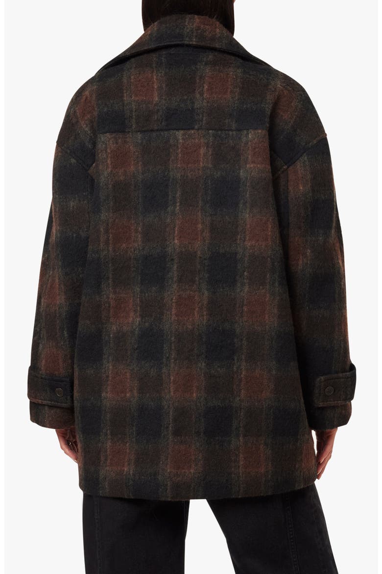 Oversized Plaid Coat, Alternate, color, BROWN PLAID
