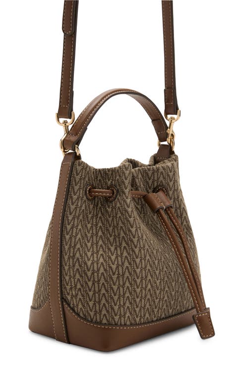 Small Logo Jacquard Bucket Bag