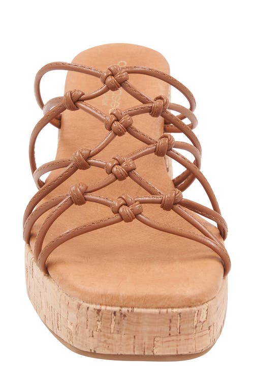 Andre Assous André Assous Camryn Platform Slide Sandal In Cuero