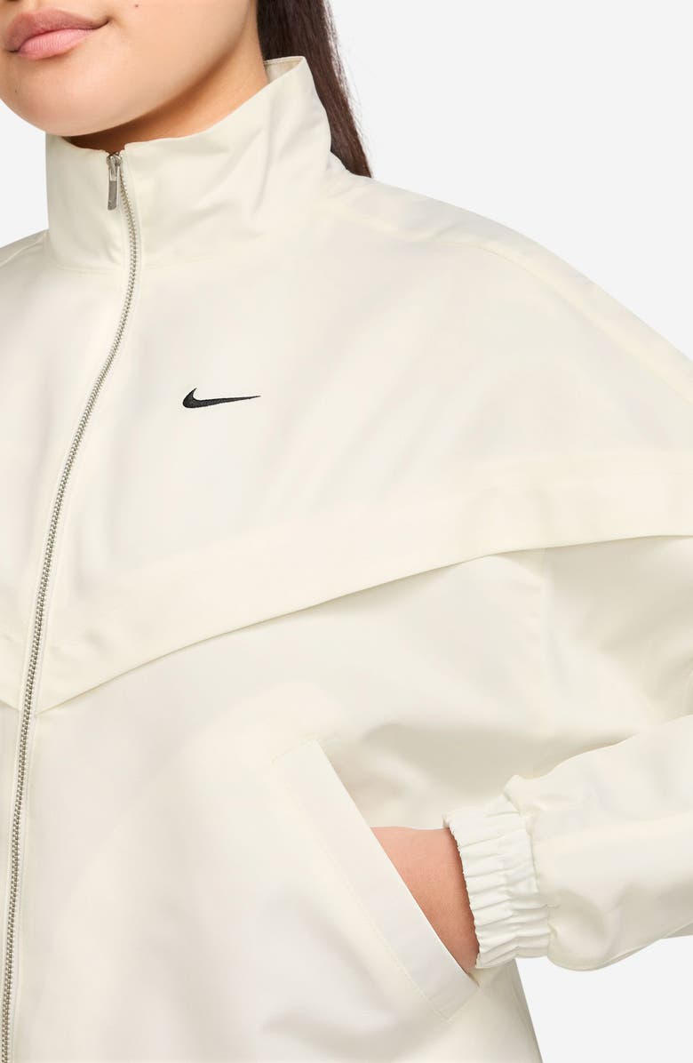 Nike Sportswear Windrunner Shine Jacket, Alternate, color, Sail/ Black