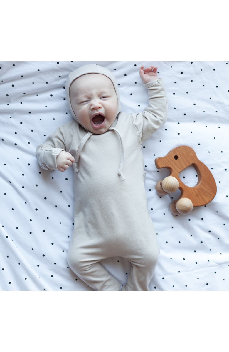 Crib Set Baby Crib Bedding Sets Includes Crib Sheet, Quilted Blanket, Crib Skirt, and Baby Pillowcase, Alternate, color, Black & White Polka Dot