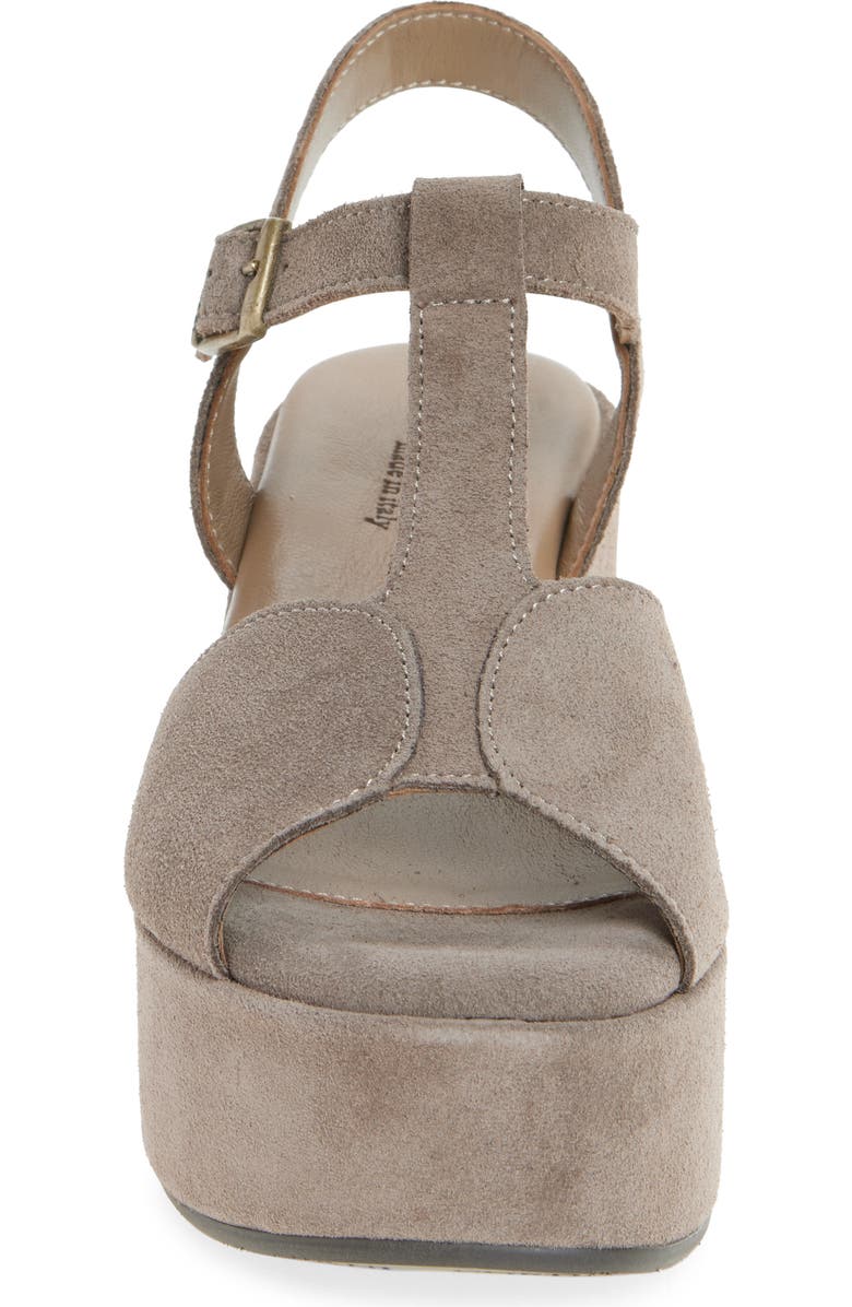 Cordani Jaycee Platform Sandal, Alternate, color, Porcinio Suede