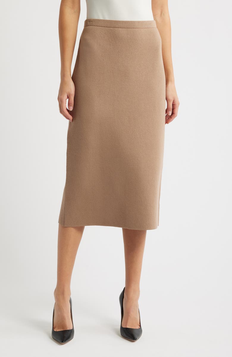 Tahari ASL Knit Midi Skirt, Main, color, 