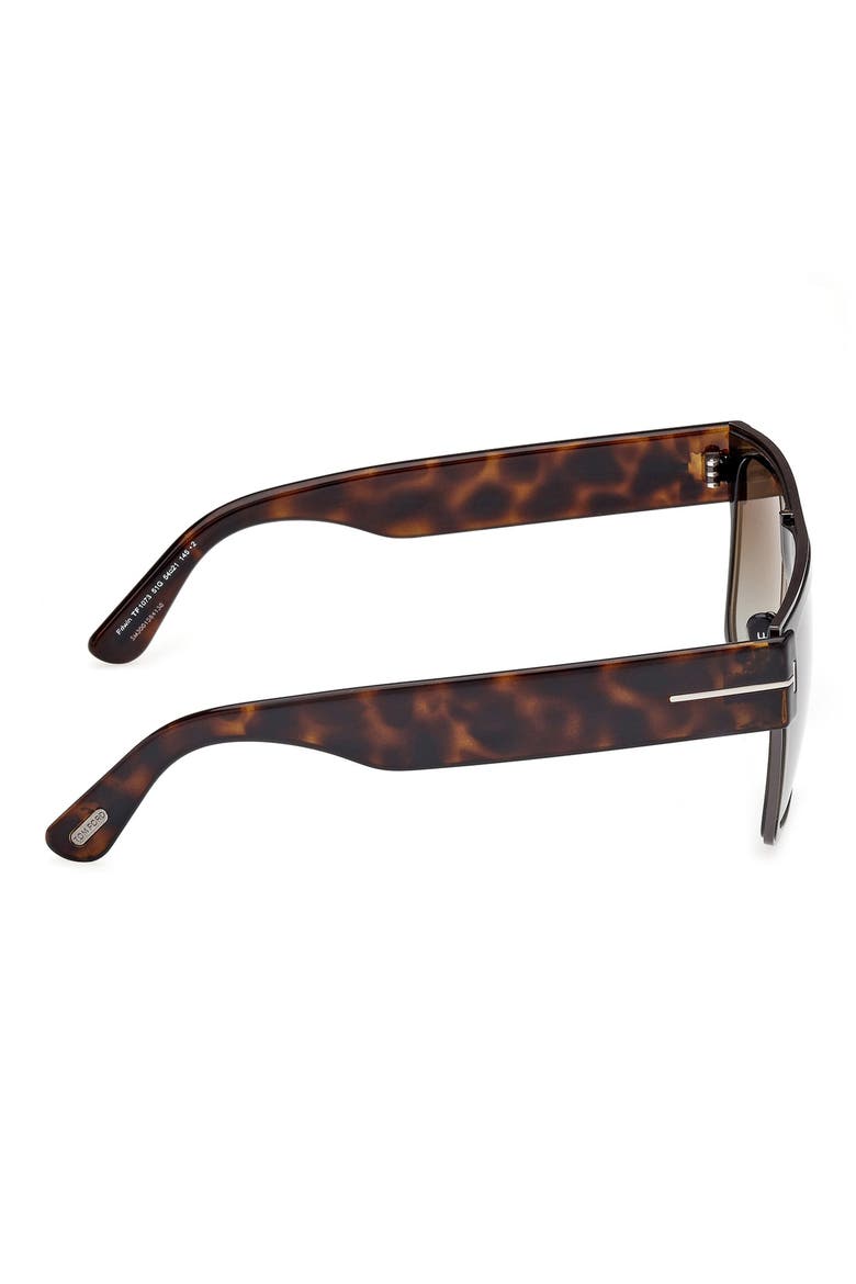 Edwin 54mm Square Sunglasses, Alternate, color, MASTIC / BROWN MIRROR