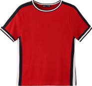 MANGO Contrast Short Sleeve Sweater