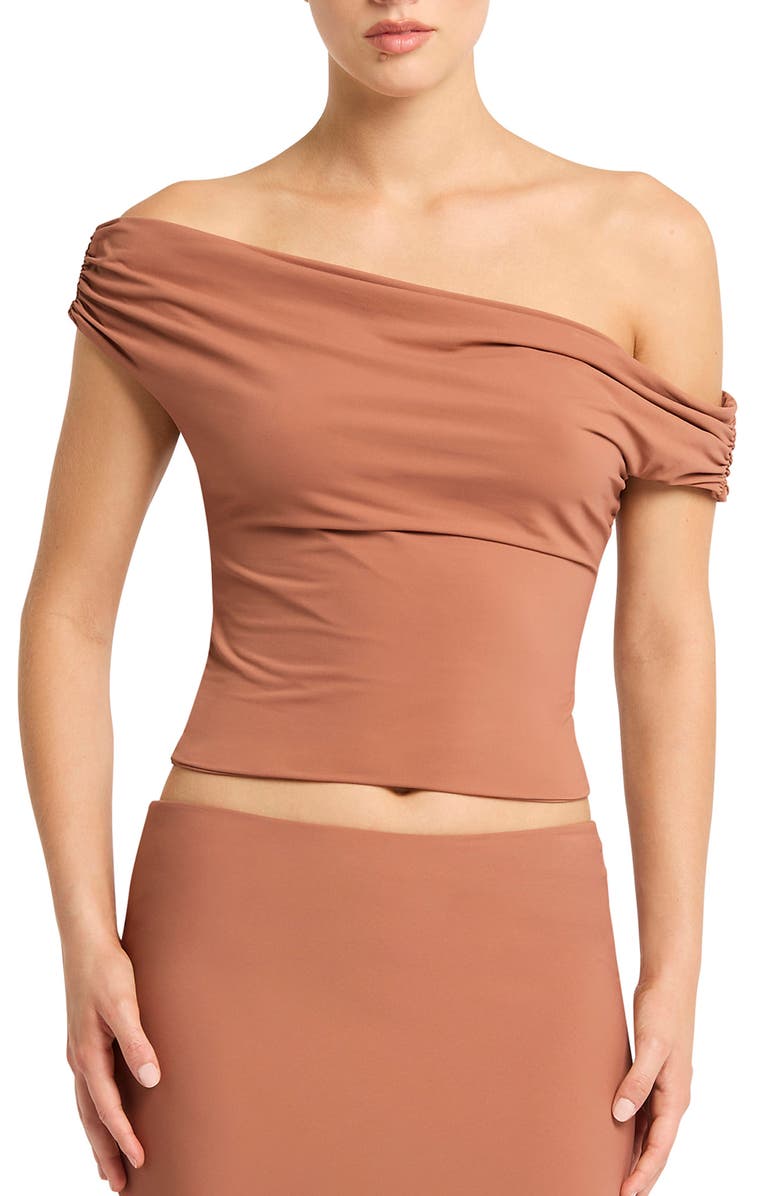 bond-eye Nixi Off-the-Shoulder Top, Main, color, Toasted
