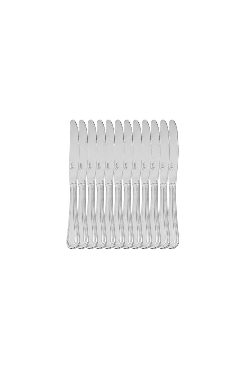 87 Piece Stainless Steel Flatware and Serving Set, Alternate, color, Silver