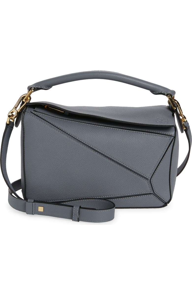 Loewe Small Puzzle Leather Bag, Main, color,