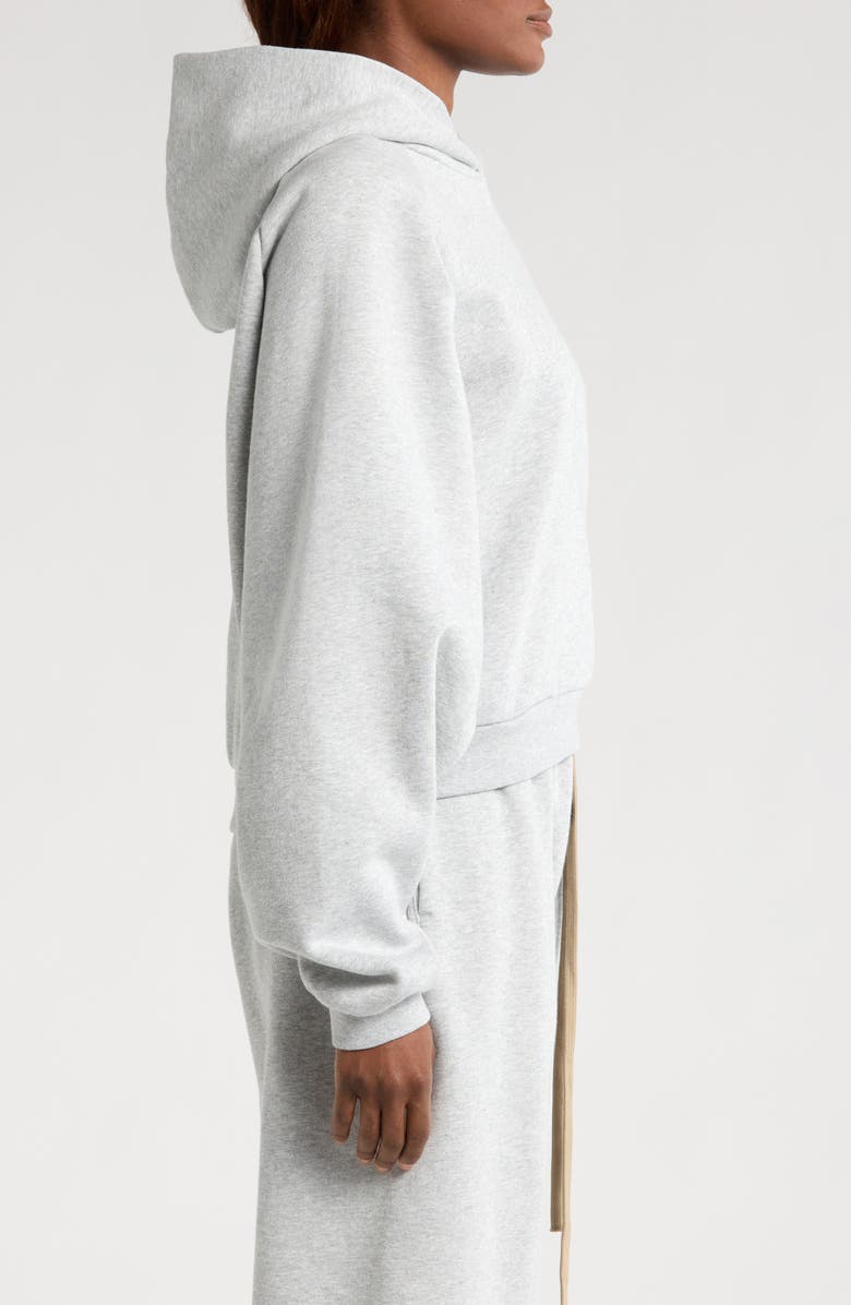 Fear of God Essentials Cotton Blend Fleece Crop Hoodie, Alternate, color, 